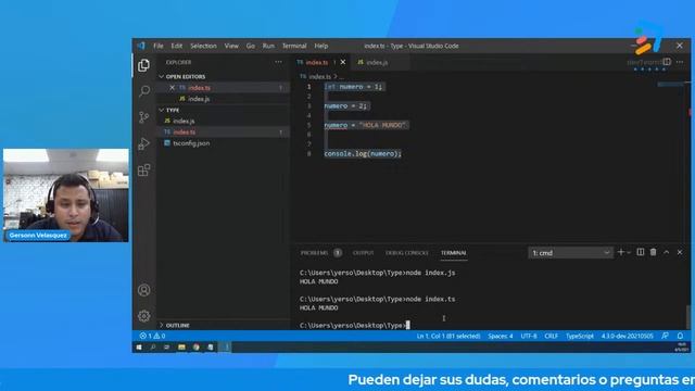 Introducción a Typescript смотреть онлайн