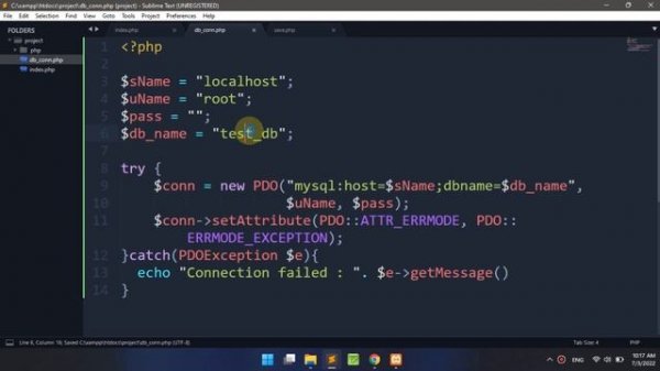 How to Connect HTML Form with MySQL Database using PHP