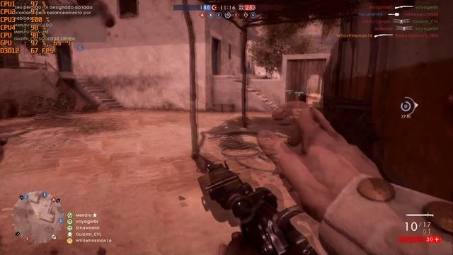 Battlefield 1 MP + Ryzen 5 1400 + ASUS STRIX RX 560 смотреть онлайн