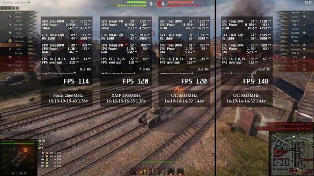 World of tanks Ryzen 1600 GTX 1060 6GB Энск смотреть онлайн