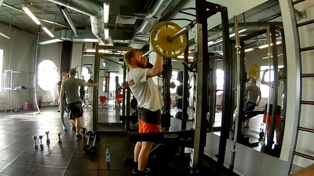 Жим стоя 50кг PB без тренировки смотреть онлайн