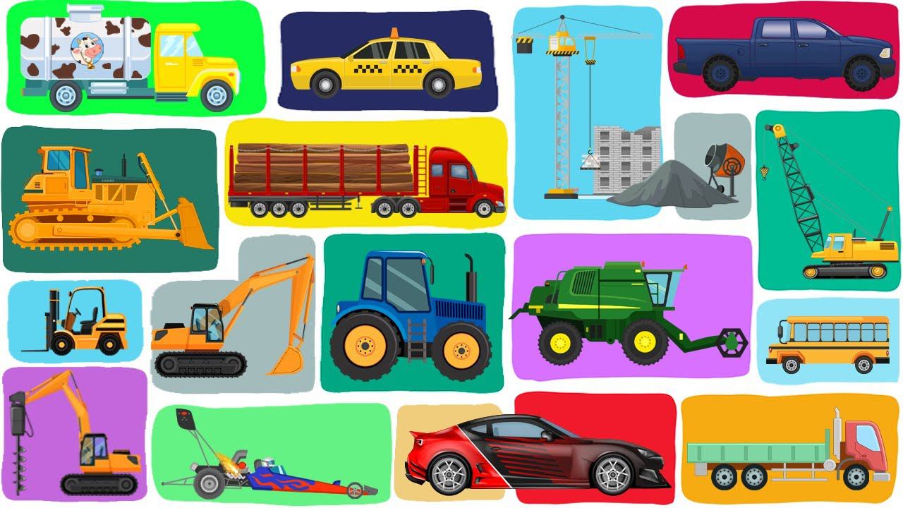 Мультики про машинки - Машинки наши помощники - Крошка Антошка для детей смотреть онлайн