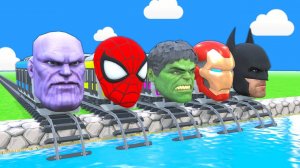 Новая эпическая гонка с трюками в GTA 5 для автогонщиков "Поезд человека-паука"