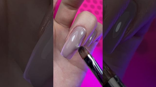 Выкладка геля✅ #маникюр #укреплениегелем #ногти #гель #квадратныеногти смотреть онлайн