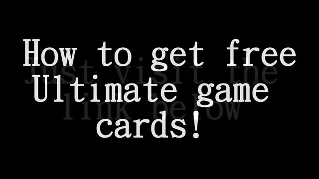 How to get free ultimate game cards codes! смотреть онлайн