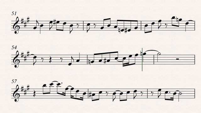 Jazz Standard Black Orpheus Alto Saxophone Play along Sheet Music смотреть онлайн