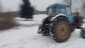 Едем за дровами на мтз 50