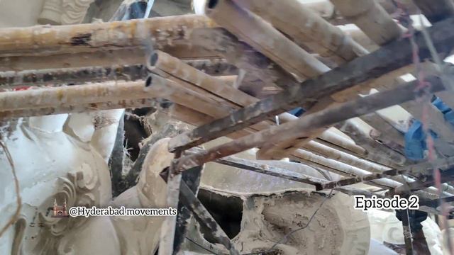 2023 dhoolpet Ganesh idols #Lakshmi Narayan Singh Murti kalakar#making biggest balapur Ganesh смотреть онлайн