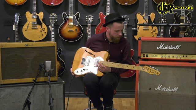1974 Fender Telecaster Thinline II - Natural / GuitarPoint Maintal / Vintage Guitars смотреть онлайн
