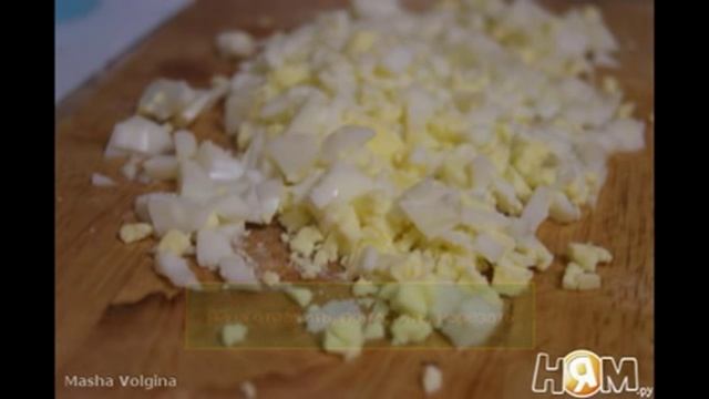 Салат из кальмаров и крабовых палочек Пошаговый рецепт смотреть онлайн