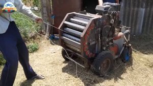 ПРЕСС ПОДБОРЩИК ДЛЯ МОТОБЛОКА И НЕ ТОЛЬКО / PRESS BALER FOR MOTOR BLOCK AND MORE