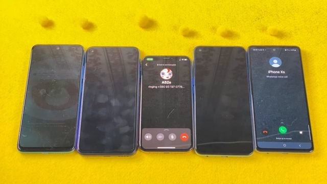 WhatsApp Incoming Call iPhone XS + Xiaomi RN 11 + Samsung A53 + OPPO A54 + Blackview A90 смотреть онлайн