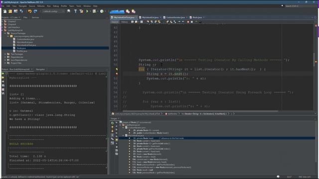 CS162 Java = Testing Iterator = Part 5 смотреть онлайн