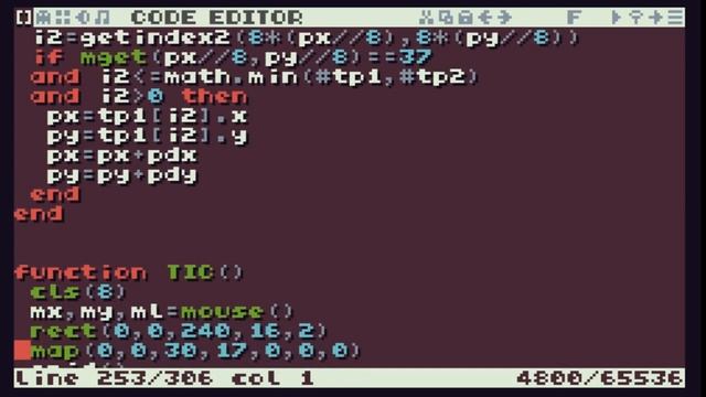 TIC-80 ShowCase #89 - sandbox game смотреть онлайн