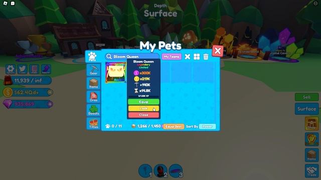 ?NEW ANCIENT PET BLOOM QUEEN 1 IN 100 MILLION CHANCES! | ROBLOX MINING SIMULATOR 2 смотреть онлайн