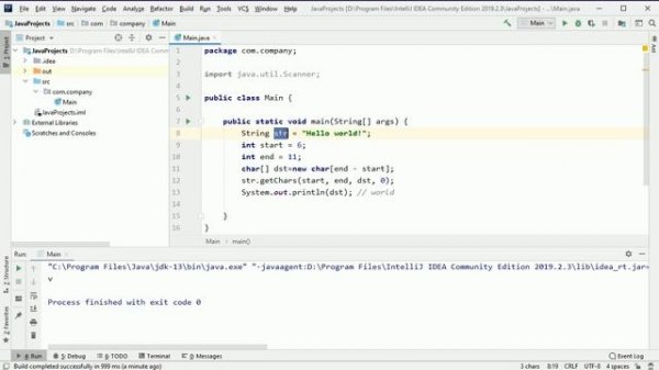 #8 (часть 1) Строки в Java, методы класса String | Java для начинающих