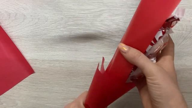 Мини-букет из конфет | Подарок на 8 марта своими руками смотреть онлайн