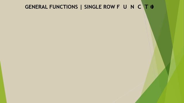 General Functions | SQL | Single Row Functions | Oracle Database XE Tutorial | Computer e Learning смотреть онлайн