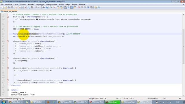 Abap and Websockets : real-time functionalities with Abap Pusher смотреть онлайн