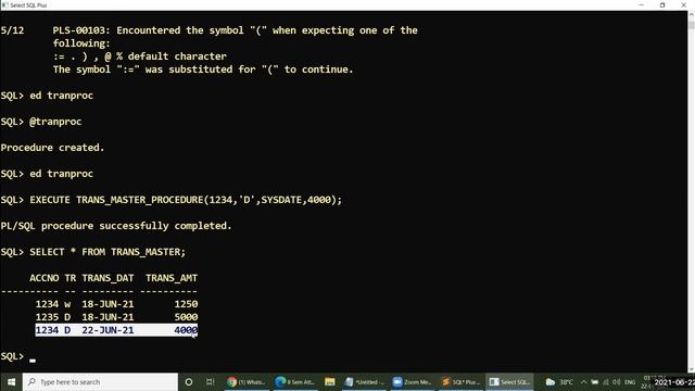 037 DBMS PLSQL PROCEDURES смотреть онлайн