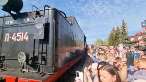 ? Бугульма первой в Татарстане встретила «Паровоз Победы»