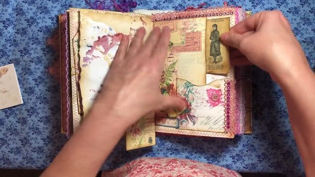 Foxglove Bliss Junk Journal Flip Through (SOLD TY!) смотреть онлайн