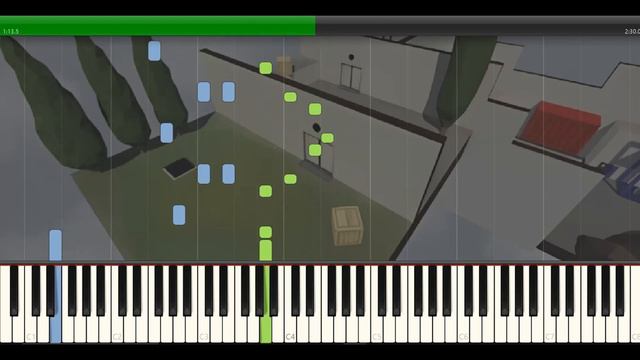 Labour - Human Fall Flat Piano Tutorial (Easy/Medium) смотреть онлайн