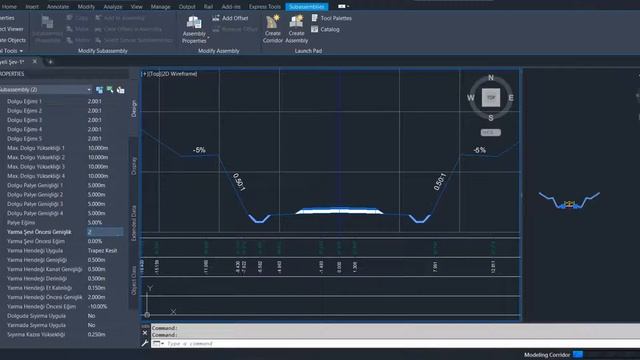 Autocad Civil 3D - Farklı Eğimlerde Palyeli Şev Oluşturulması ve Şev Taramalarının Yapılması смотреть онлайн
