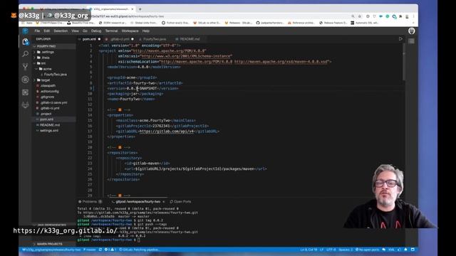 Generic Package Registry et les Releases avec GitLab CI смотреть онлайн