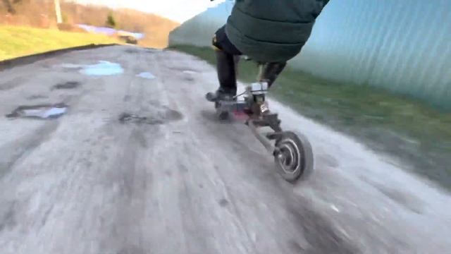 Этот ЭЛЕКТРОСАМОКАТ я сделал СВОИМИ РУКАМИ за 1 день! И он прошёл ЖЕСТОЧАЙШИЕ испытания!! смотреть онлайн