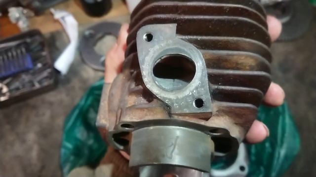 4VP сток поршневая группа после расточки Обзор и доработка выхлопа смотреть онлайн