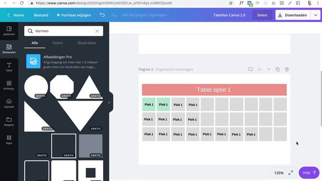 Tabellen maken met Canva 2.0 смотреть онлайн