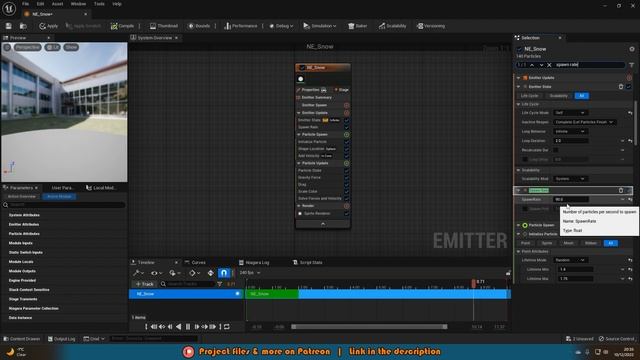 How To Make Snow In Unreal Engine 5 Using Niagara (Tutorial) смотреть онлайн
