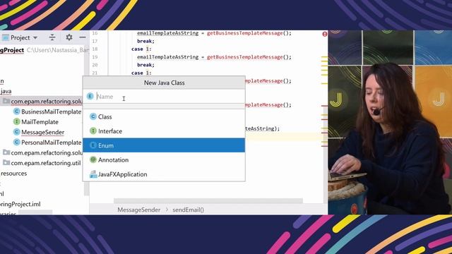 Рефакторинг: switch vs if-else vs enum vs HashMap [Шаблон "Команда"] смотреть онлайн