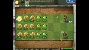 Plants vs Zombies (Мод PvZ 2 PAK Графика из Второй части) - Прохождение №1