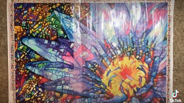 Update On Clematis Stained Glass #peggycollins #beattheheat2023 #diamondartclub #diamonds_and_decaf