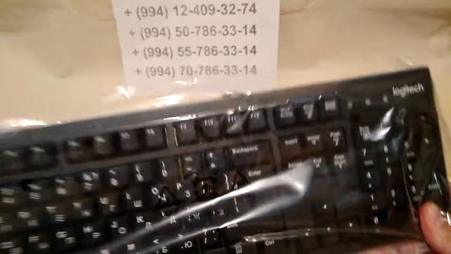 Клавиатура LOGITECH Corded Keyboard K120 в Баку / Bakida смотреть онлайн