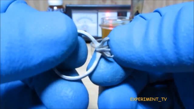 Серебрение кольца - покрытие меди серебром 999 пробы (Electroplating with silver) смотреть онлайн