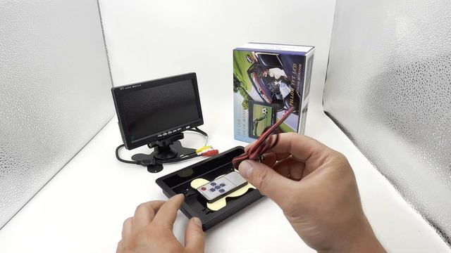 Автомобільний монітор дисплей 7 дюймів для камери заднього виду LCD TFT смотреть онлайн