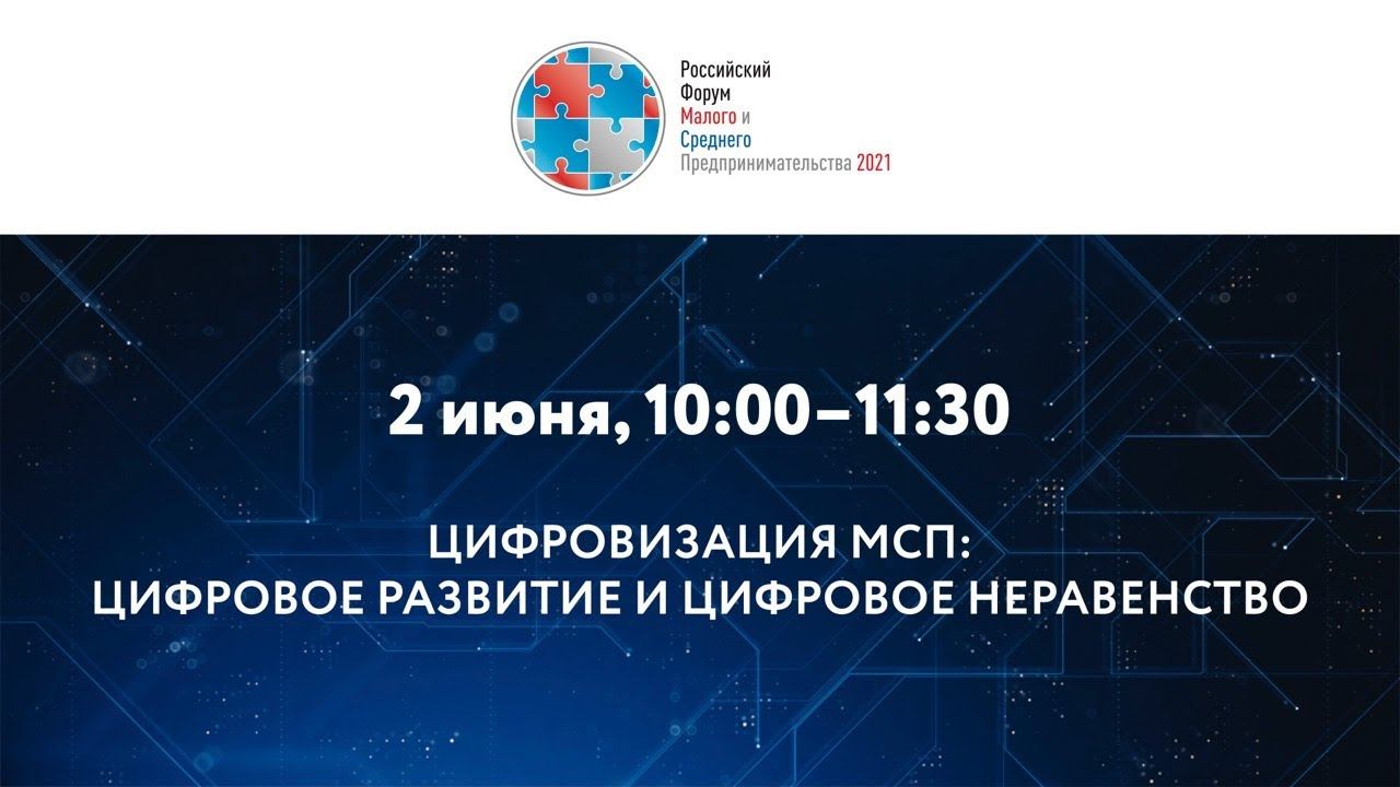 ЦИФРОВИЗАЦИЯ МСП: ЦИФРОВОЕ РАЗВИТИЕ И ЦИФРОВОЕ НЕРАВЕНСТВО смотреть онлайн