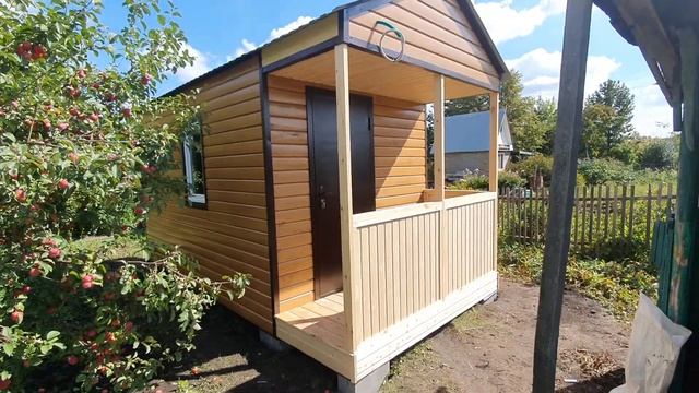 Дачный домик 2,5х5м от компании Лесное раздолье Омск смотреть онлайн