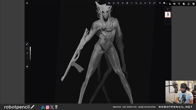 Robotpencil Stream 50 - Late Night Sketching смотреть онлайн