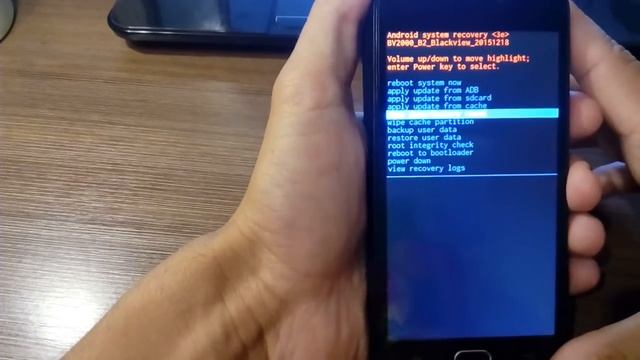 Как сделать back up user data на примере Телефона BV 2000 через recovery смотреть онлайн