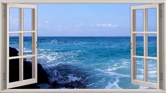 За окном средиземное море. Релаксация, психологическая разгрузка, снятие стресса и бессонницы смотреть онлайн