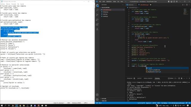 ❓ Cómo hacer una calculadora en Python 3.11 ft. Kylo смотреть онлайн