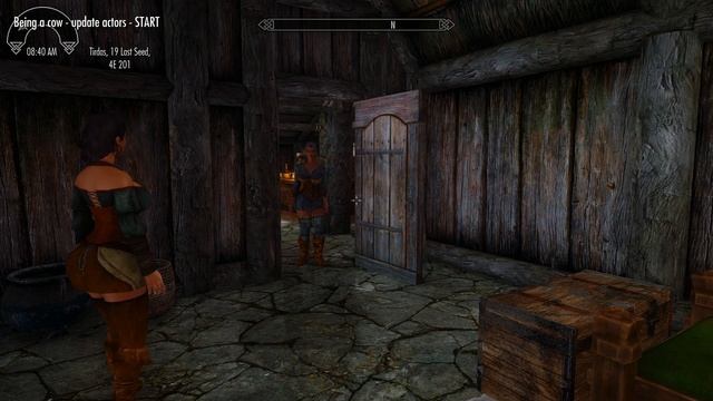 Skyrim Being a Cow - tutorial Generating a character смотреть онлайн
