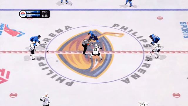 NHL 09 Gameplay Atlanta Thrashers vs Dallas Stars смотреть онлайн