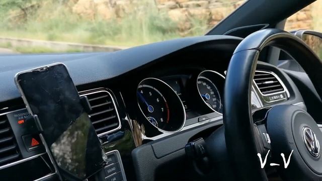 VW Golf 7R - Modded + LOUD EXHAUST! POPS & BANGS - POV Drive! - VirtuallyVids смотреть онлайн