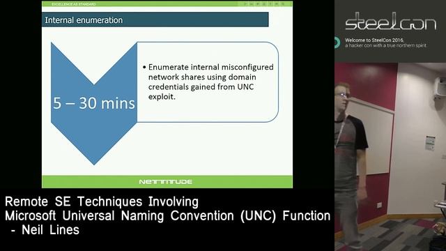 Remote SE techniques involving Microsoft Universal Naming Convention (UNC) function - Neil Lines смотреть онлайн