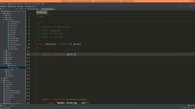 An Example with Database in codeigniter смотреть онлайн